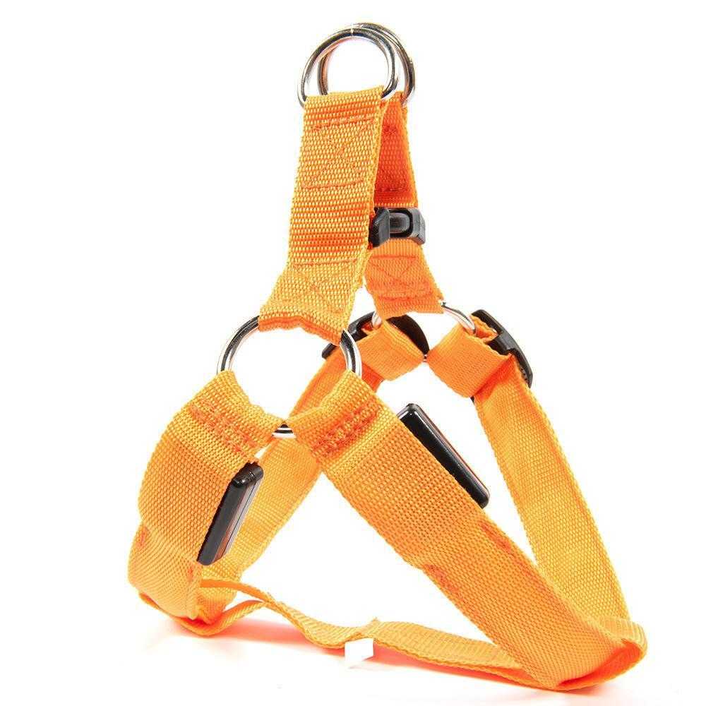 Wholesale Adjustable Custom Rechargeable Colorful Led Dog Harness