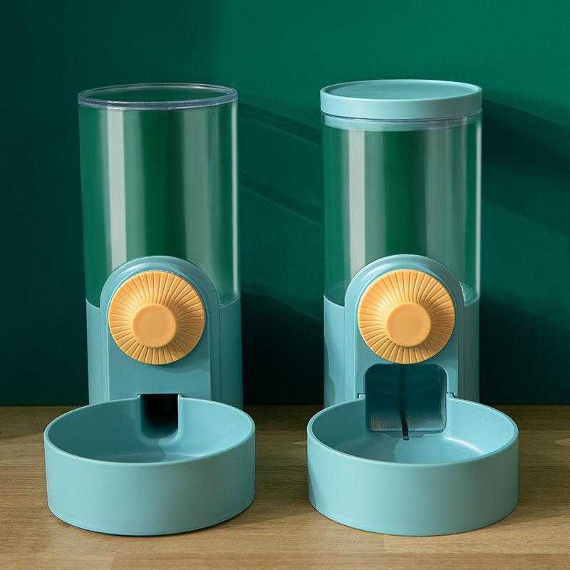 1000ml Hanging Cage Drinker Plastic Automatic Dog Feeder Pet Drinking Water Fountain