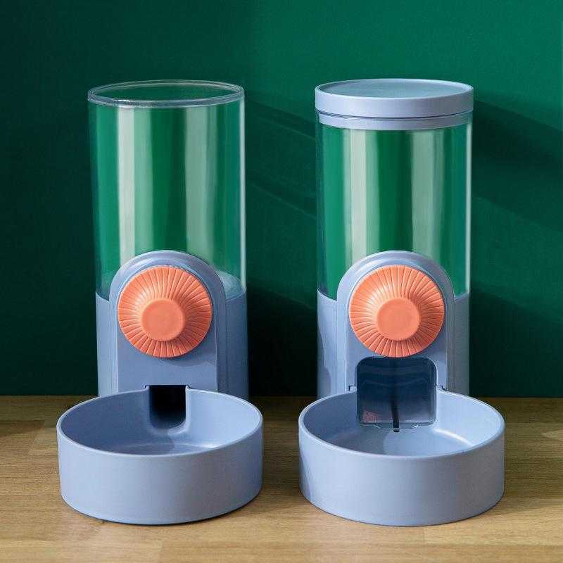 1000ml Hanging Cage Drinker Plastic Automatic Dog Feeder Pet Drinking Water Fountain