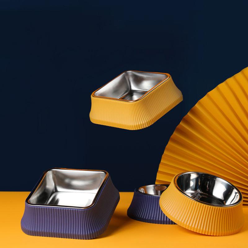 New Style Wholesale Dog Stainless Steel Non Slip Water Bowl Personalized Dog Bowl