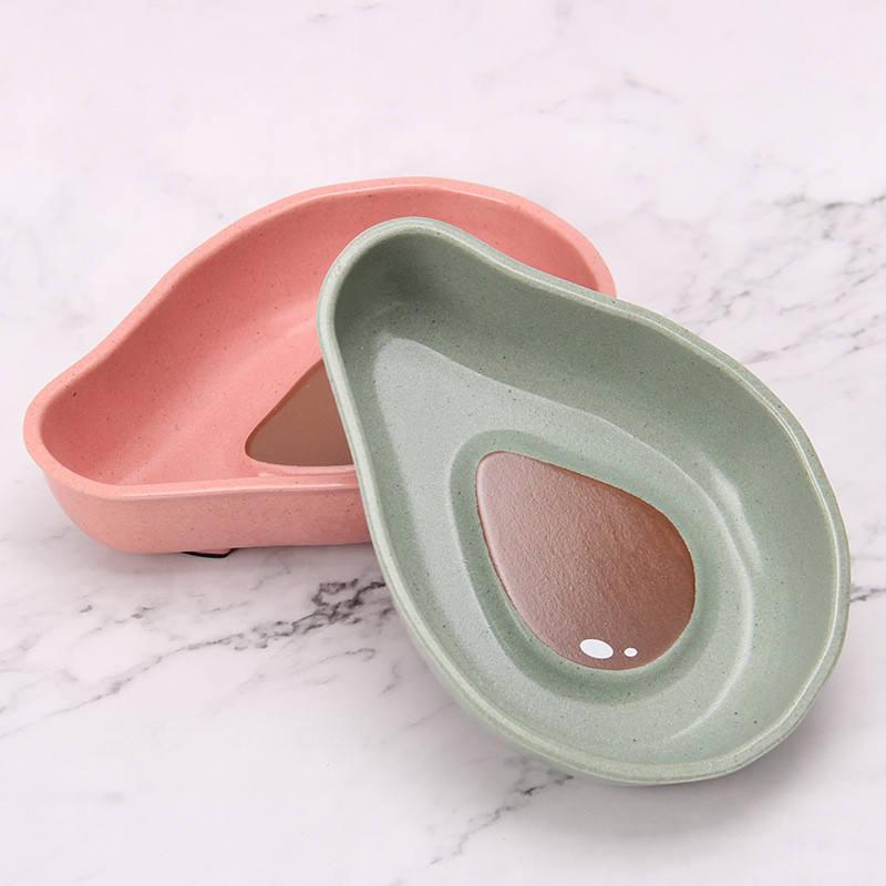New Design To Sale Fashion Bamboo Multi-color Pet Dog Feed Water Food Non Slip Single Bowl