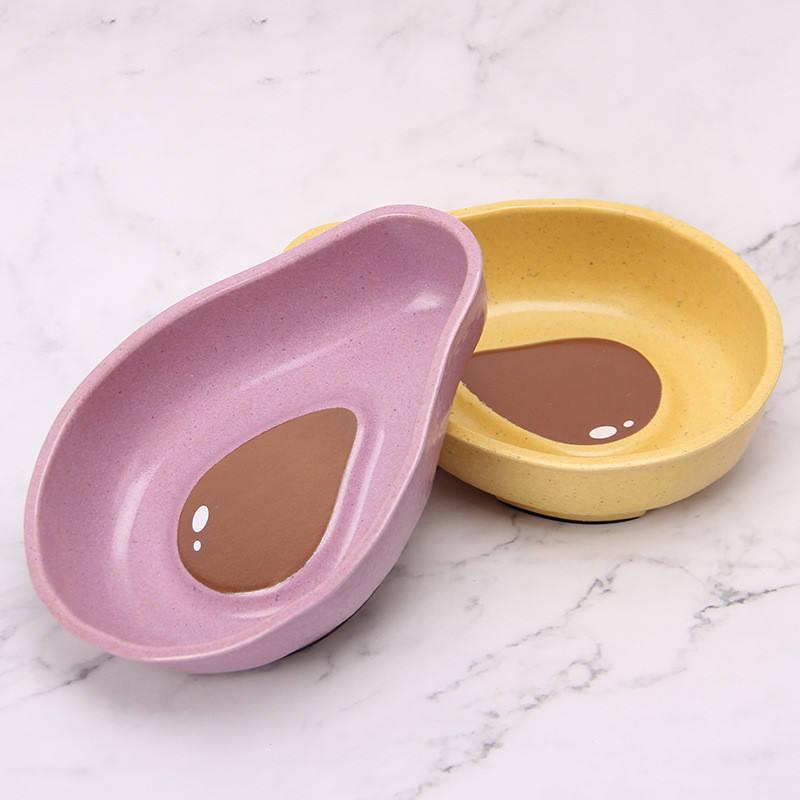 New Design To Sale Fashion Bamboo Multi-color Pet Dog Feed Water Food Non Slip Single Bowl