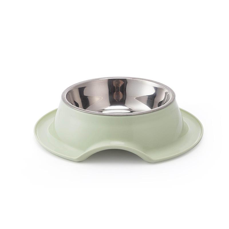 Anti-skid Drinking Feeding Stainless Steel Dog Bowl Food Container