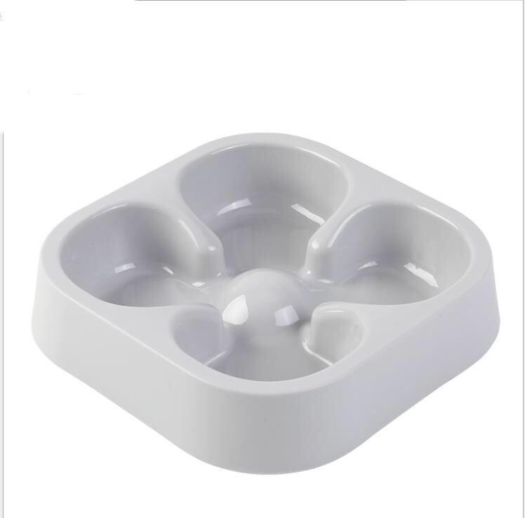 Wholesale Custom Plastic Pet Water Bowl Round Slow Feed Pet Cat Dog Bowl