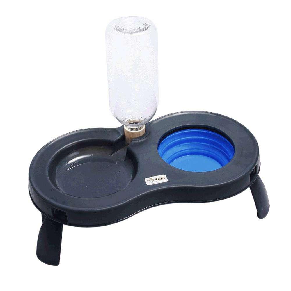 Pet Accessories Easy Clean Pet Feeder Dog And Cat Raised Pet Bowls With 2 Bowls