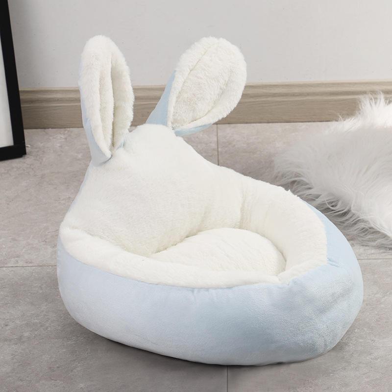Rabbit Ears Wholesale Custom Cute Warm Soft Dog Sofa Washable Luxury Dog Bed