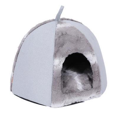 Wholesale Custom Luxury Soft Plush Warm Yurt Deep Sleep Pet Dog Cat Bed