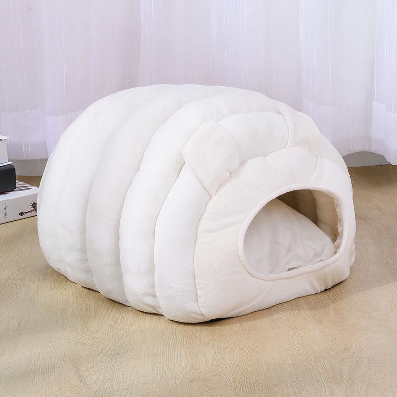 Winter Autumn Warm Closed Soft Indoor Windproof Thickened Creative Cat Bed House
