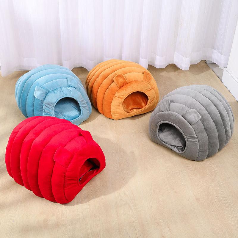 Winter Autumn Warm Closed Soft Indoor Windproof Thickened Creative Cat Bed House