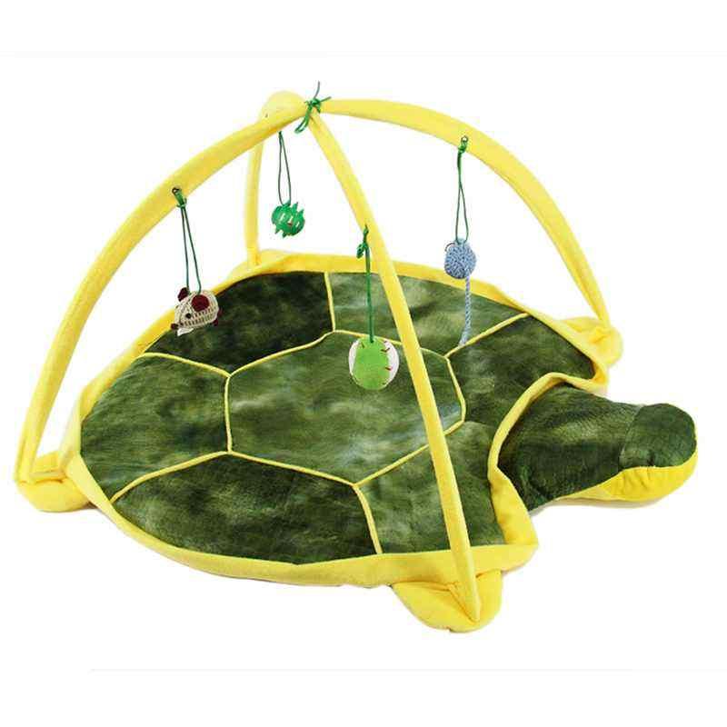 Ladybug Tortoise Shape Funny Cute Folding Cat Bed Toys
