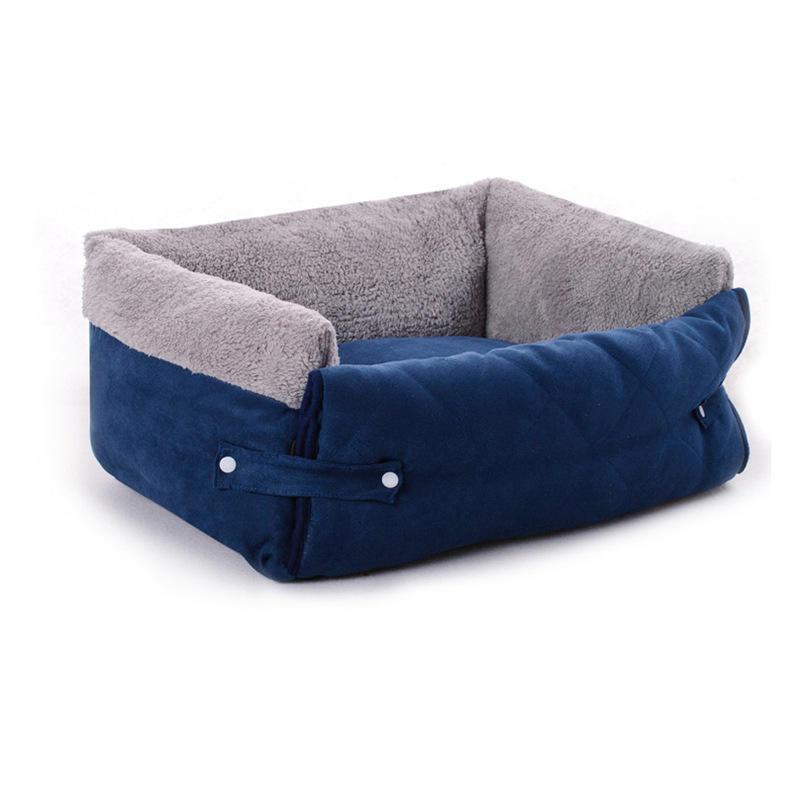 New Multifunctional Pet Sofa Cat Dog Washable Mattress Flip Small And Medium Animals Autumn Winter Warm Bed