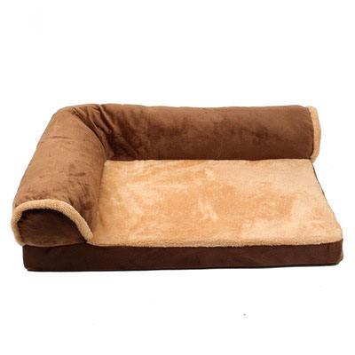Luxury Pet Dog Beds For Small Medium Large Dogs And Cats L Chaise Design Semi Enclosed Lounge Bed