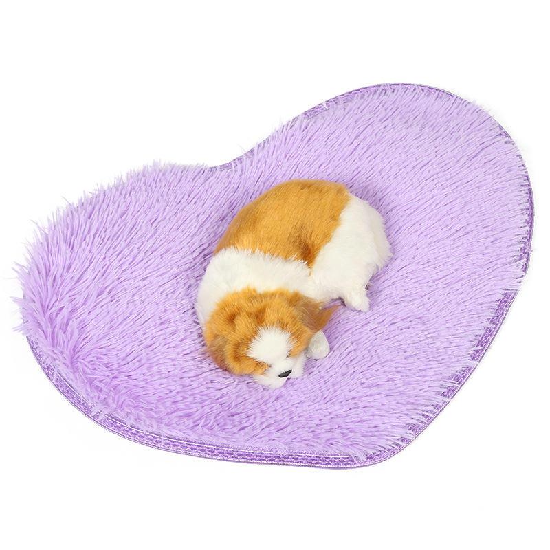 Heart-shaped Cushion Pet Supplies Soft Warm Pet Mat Pads Dog Bed Travel Mat