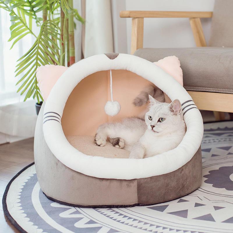 Hot Selling Custom New Home Warm Pet House Cave Dog Bed Sofa Cheap Dog Bed