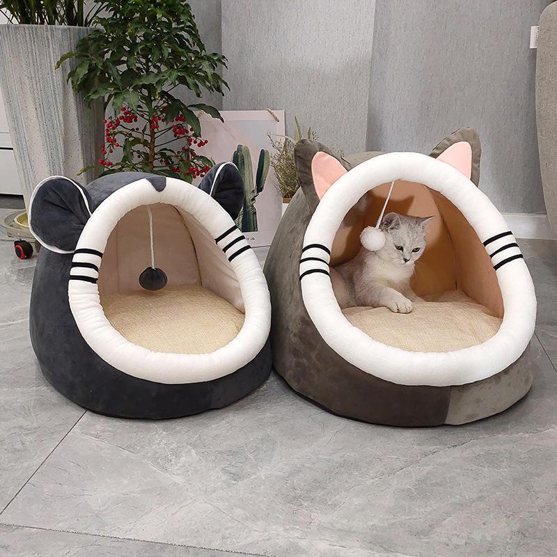 Hot Selling Custom New Home Warm Pet House Cave Dog Bed Sofa Cheap Dog Bed