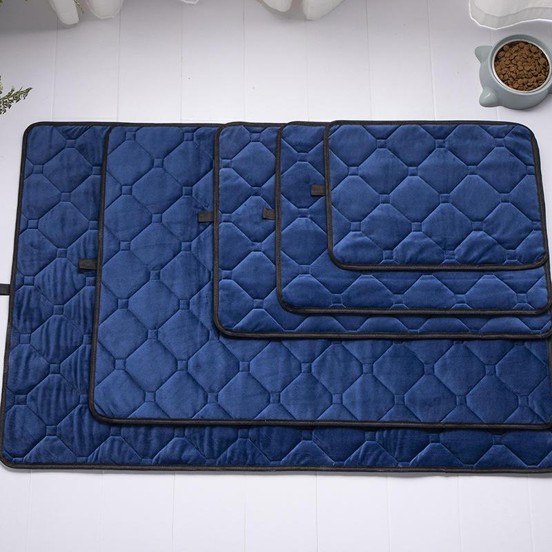 Colorful Plush Soft Portable Mattress Dog Cushion Mat Pet Bed Accessories