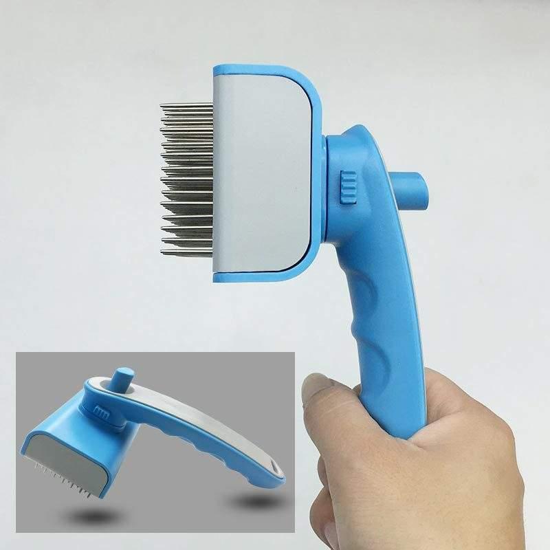 Pet Comb Dog Self Cleaning Slicker Grooming Open Knot Hair Removal Automatic Hair Brush Comb