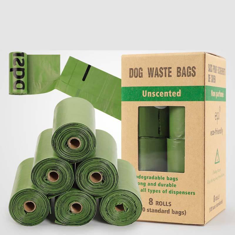 Eco Friendly Customs Printed Poo Bags Pet Waste Compostable Biodegradable Dog Poop Bag