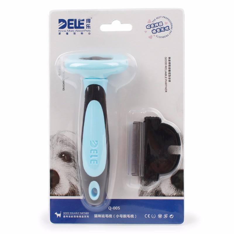 Dele Pet Comb Hair Remover Dog Grooming Brush