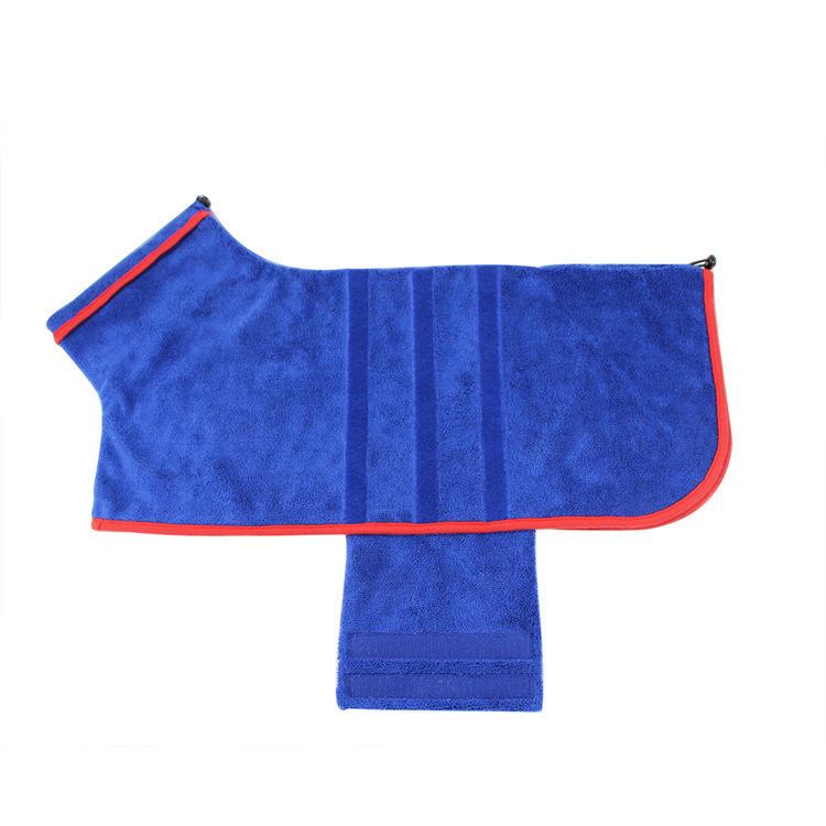 Soft Quick Drying Pet Bathrobe Super Absorbent Dual-use Pajamas Dog Clothes Pet Bath Towels