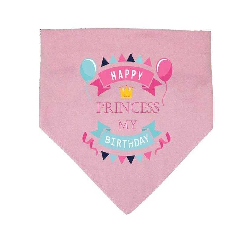 High Quality Personalized Adjustable Cotton Birthday Dog Bandana