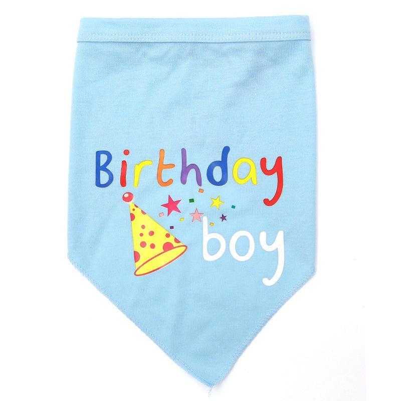 Low Price Factory Direct Dog Birthday Bandana Cute Printed Dog Bandana