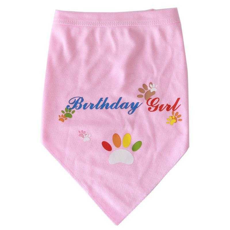 Low Price Factory Direct Dog Birthday Bandana Cute Printed Dog Bandana