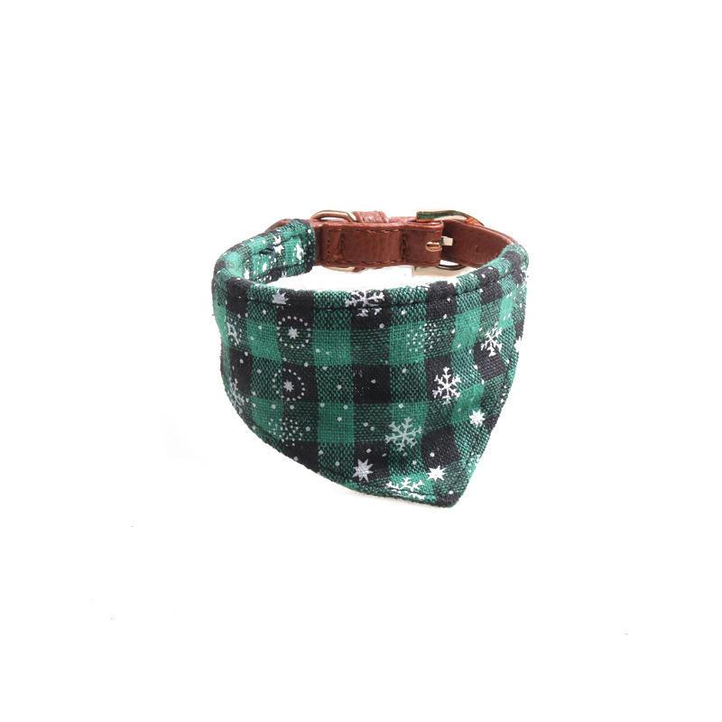 Holiday Party Item Adjustable Custom Logo Fabric Small Personalized Designer Dog Bow Tie Bandana Collar