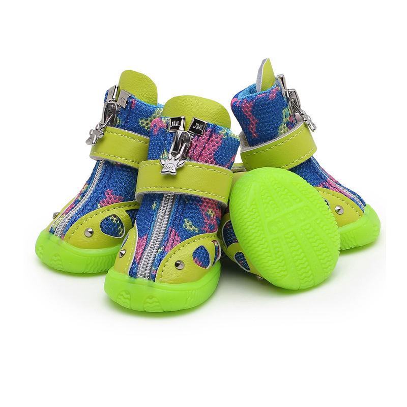 New Camouflage Printing Breathable Mesh Dog Shoes From China Factory