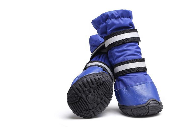 Reflective Waterproof Snow Rain Boots Retriever Large Pet Dog Shoes