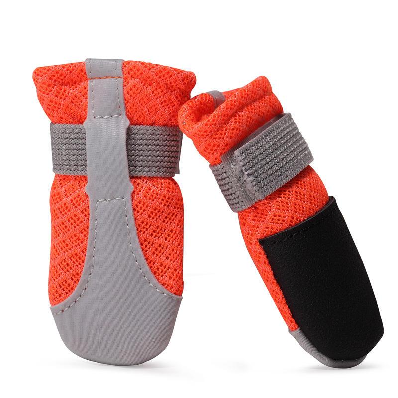 Breathable Mesh Elastic Bandage Net Slippery Bottom Pet Dog Shoes