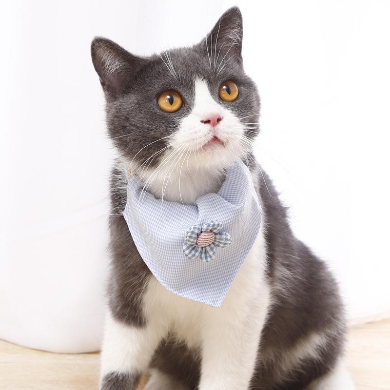 New Designer Wholesale Pet Bandana Collar Adjustable Puppy Triangular Bandana Dog Cat Tie Collar