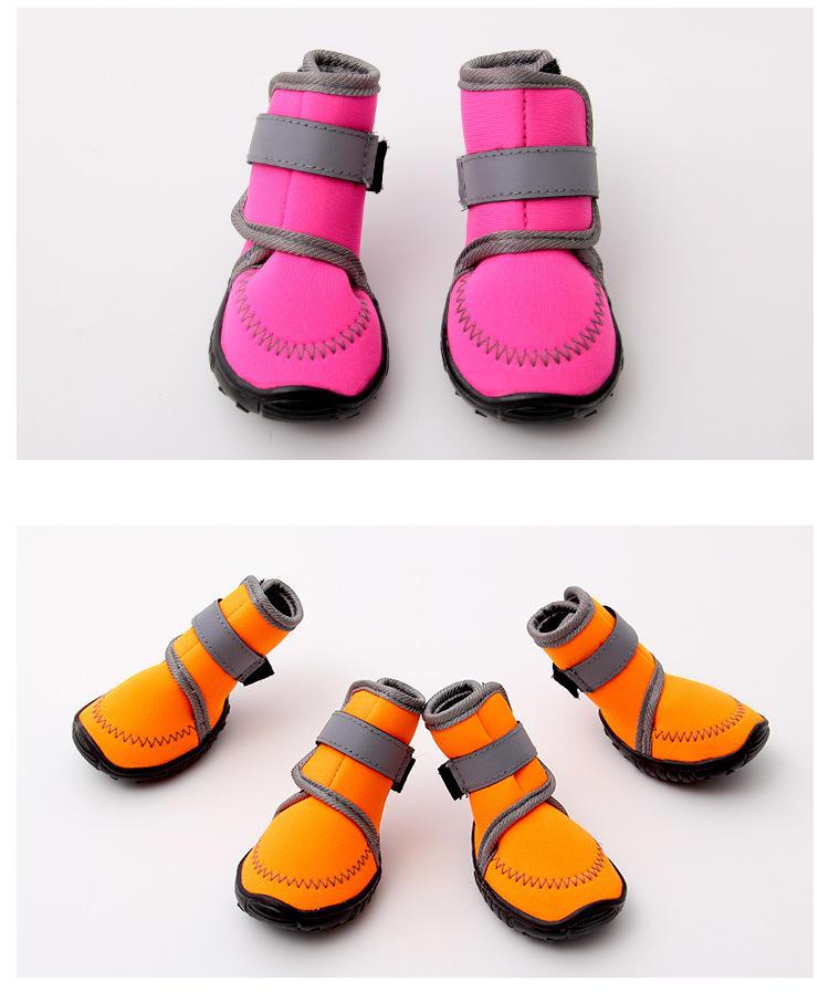 Candy Colors Waterproof Non Slip Cute Dog Shoes