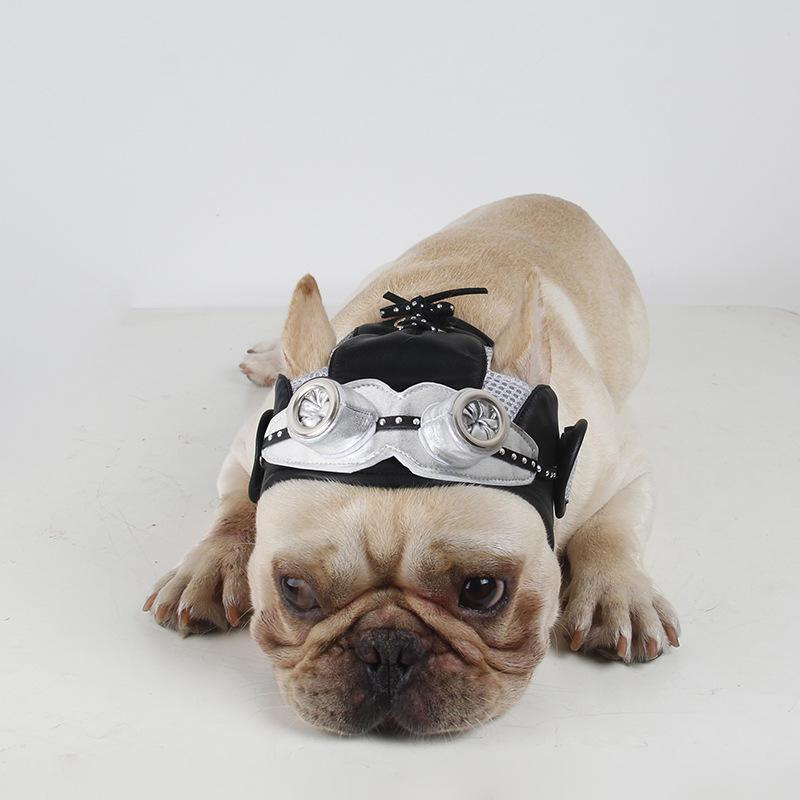 Online Shop Party Dog Pilot Black Winter Clothes Hat For Outdoor Wearing
