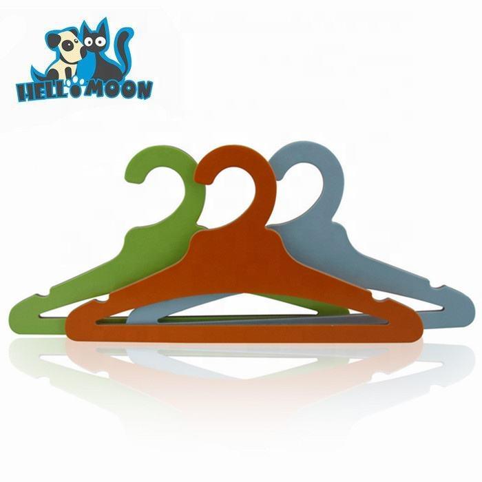 Wholesale Pet Custom Short Round Plastic Paperboard Dog Clothes Hanger