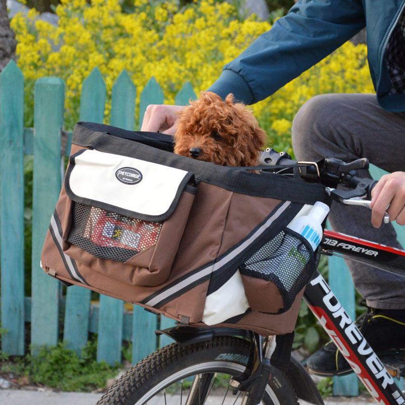 Pet Supplies Wholesale Pet Outdoor Bag Travel Portable Breathable Bicycle Pet Dog Bag