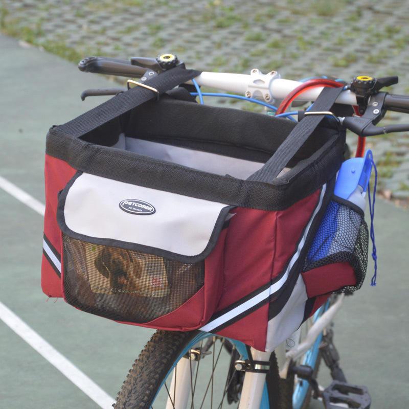 Pet Supplies Wholesale Pet Outdoor Bag Travel Portable Breathable Bicycle Pet Dog Bag