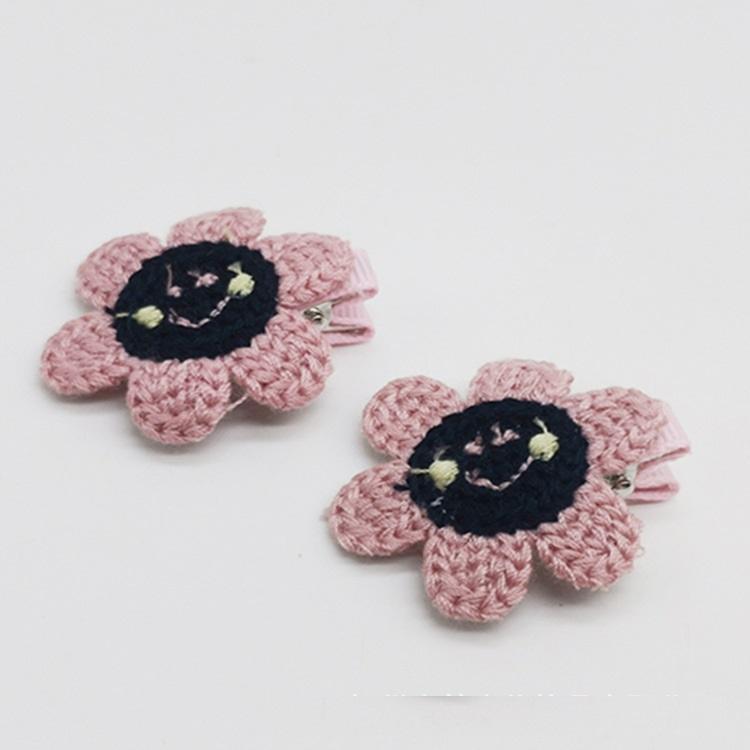 New Style Dog Wool Hairpin Sun Flower Pet Dog Accessories For Teddy Dog With Cheap Price
