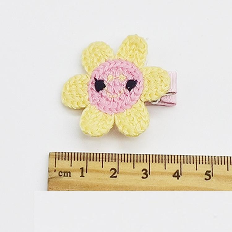 New Style Dog Wool Hairpin Sun Flower Pet Dog Accessories For Teddy Dog With Cheap Price