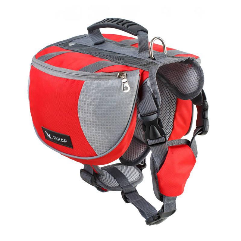 Luxury Pet Outdoor Backpack Large Dog Adjustable Saddle Bag