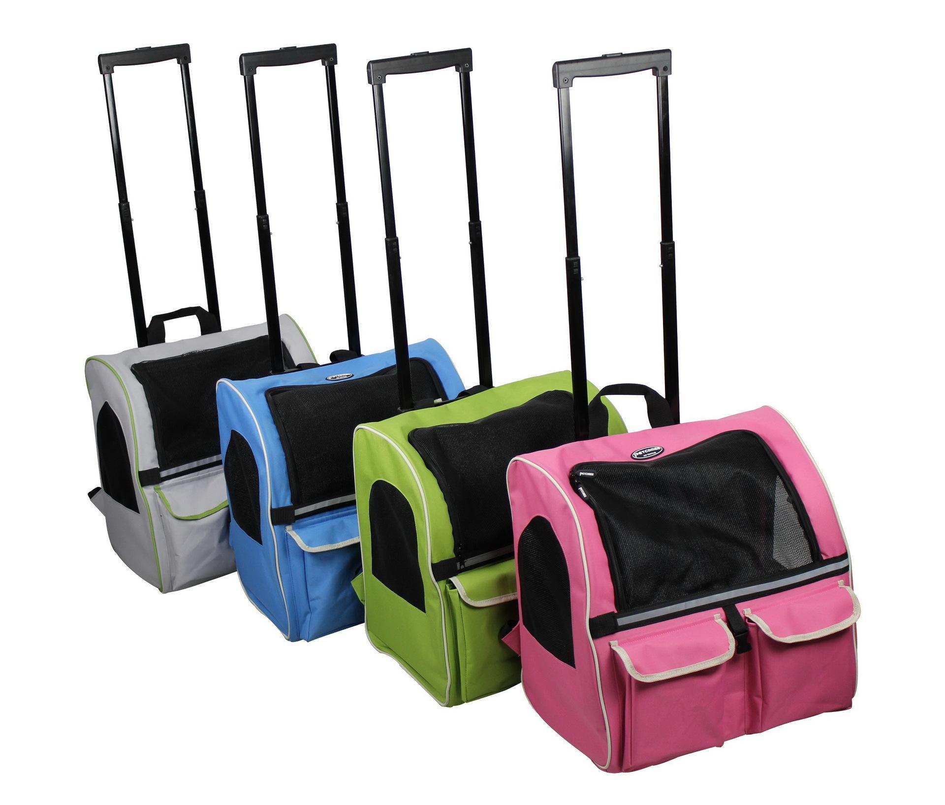 Low Price Zhejiang Pet Trolley Dog Bag Fashion Colorful Travel Pet Bag