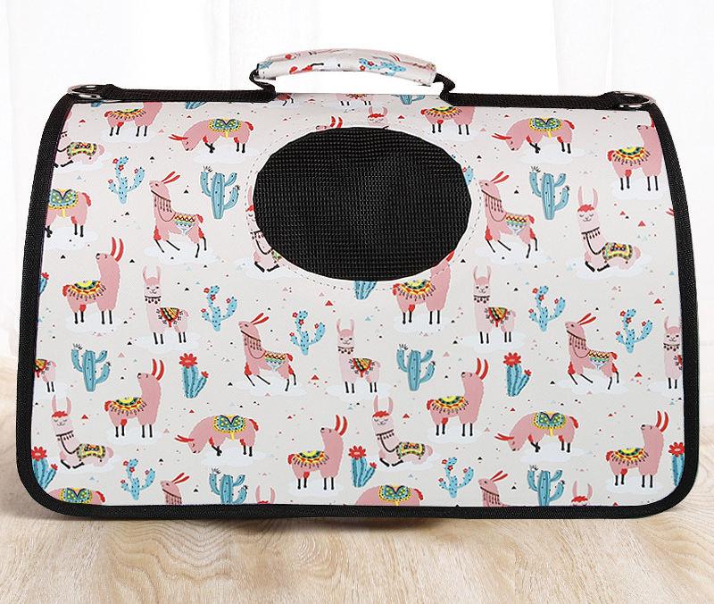 Portable Laundry Foldable Zipper Cheap Pet Outing Traveling Handbag Pet Carrier Bag