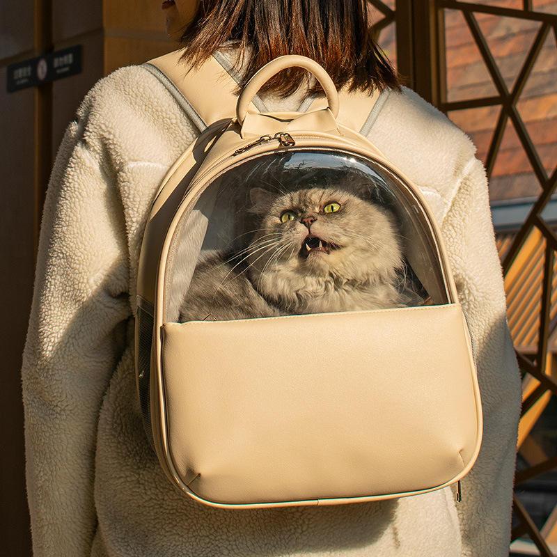 Cat Capsule Bag Outdoor Backpack High Value Visible Transparent Carrier Backpack Cat Dog Pet Bag Traveller