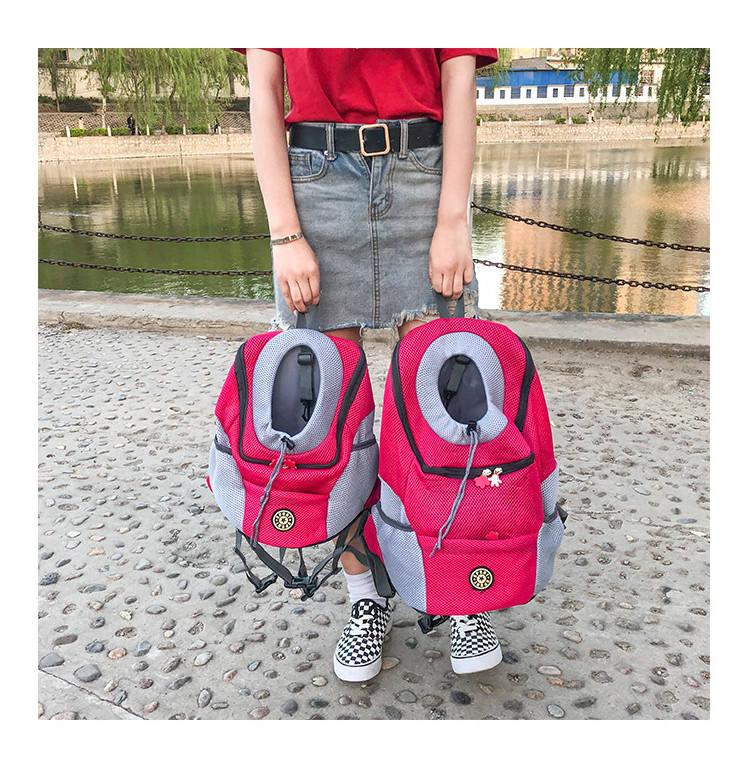 Breathable Outdoor Portable Travel Bag Holder Saddle Hiking Pet Carrier Dog Backpack