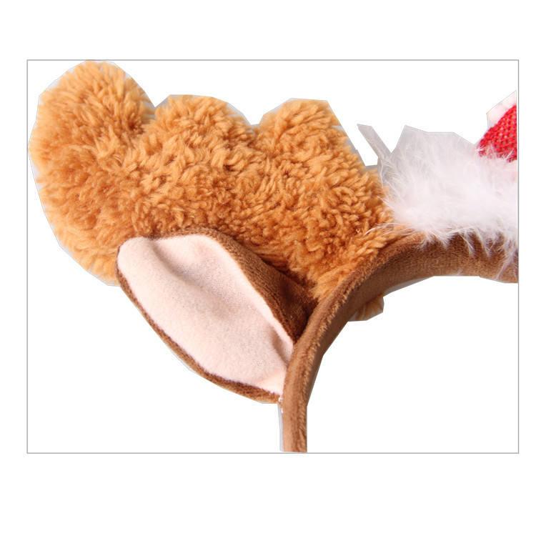 Pet Accessories Christmas Deer Horn Jewelry Cat Hair Hoop Headbands Pet Headgear