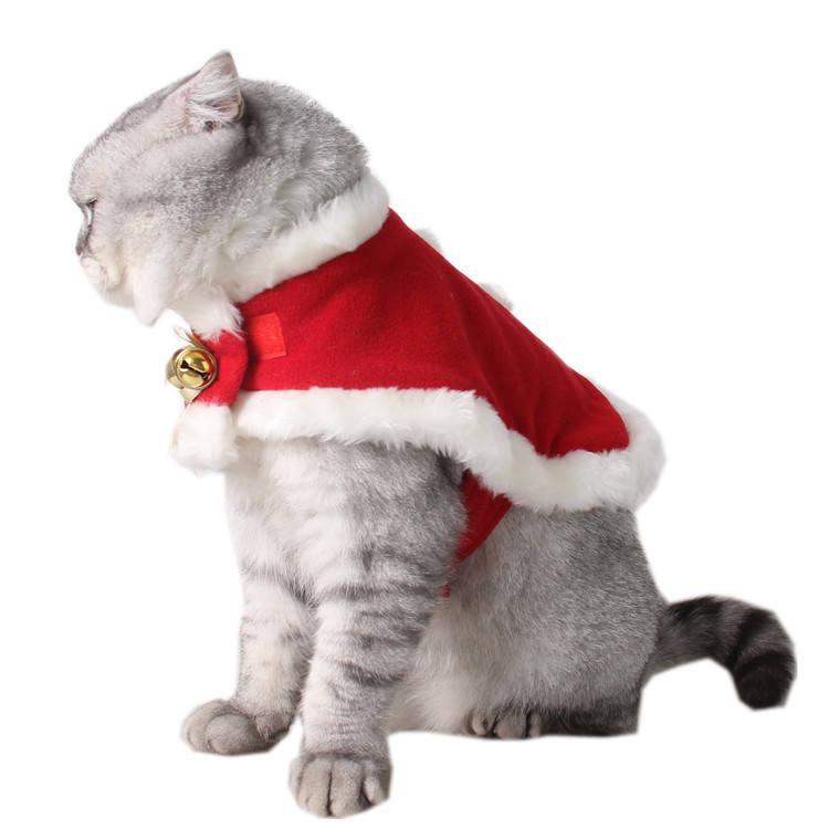 Red Velvet Cloak Funny Best Quality Pet Dog Christmas Clothes