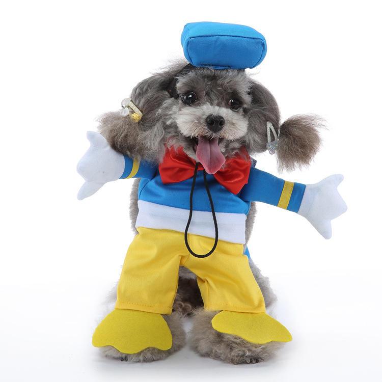 Funny Pet Cosplay Clothes Dog Costumes Halloween Winter Cloak For Dog