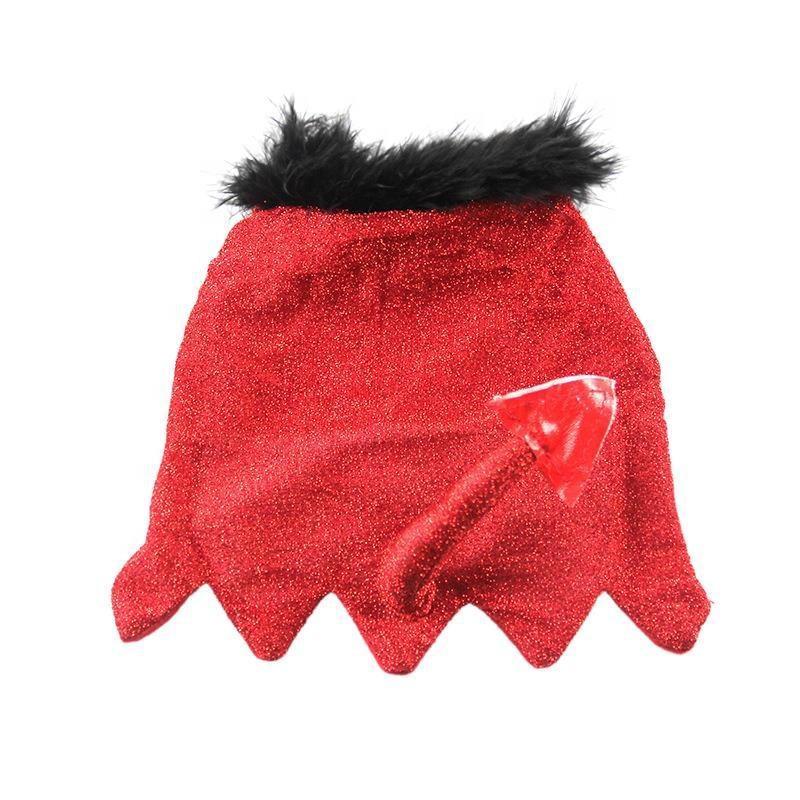Christmas Costumes Keep Warm Halloween Glitter Imp Tail Cape Cat Party Clothes
