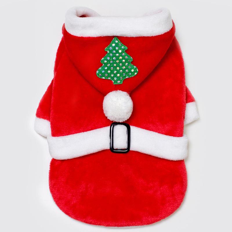 Wholesale New Year Holiday Warm Designers Dog Christmas Costume Clothes