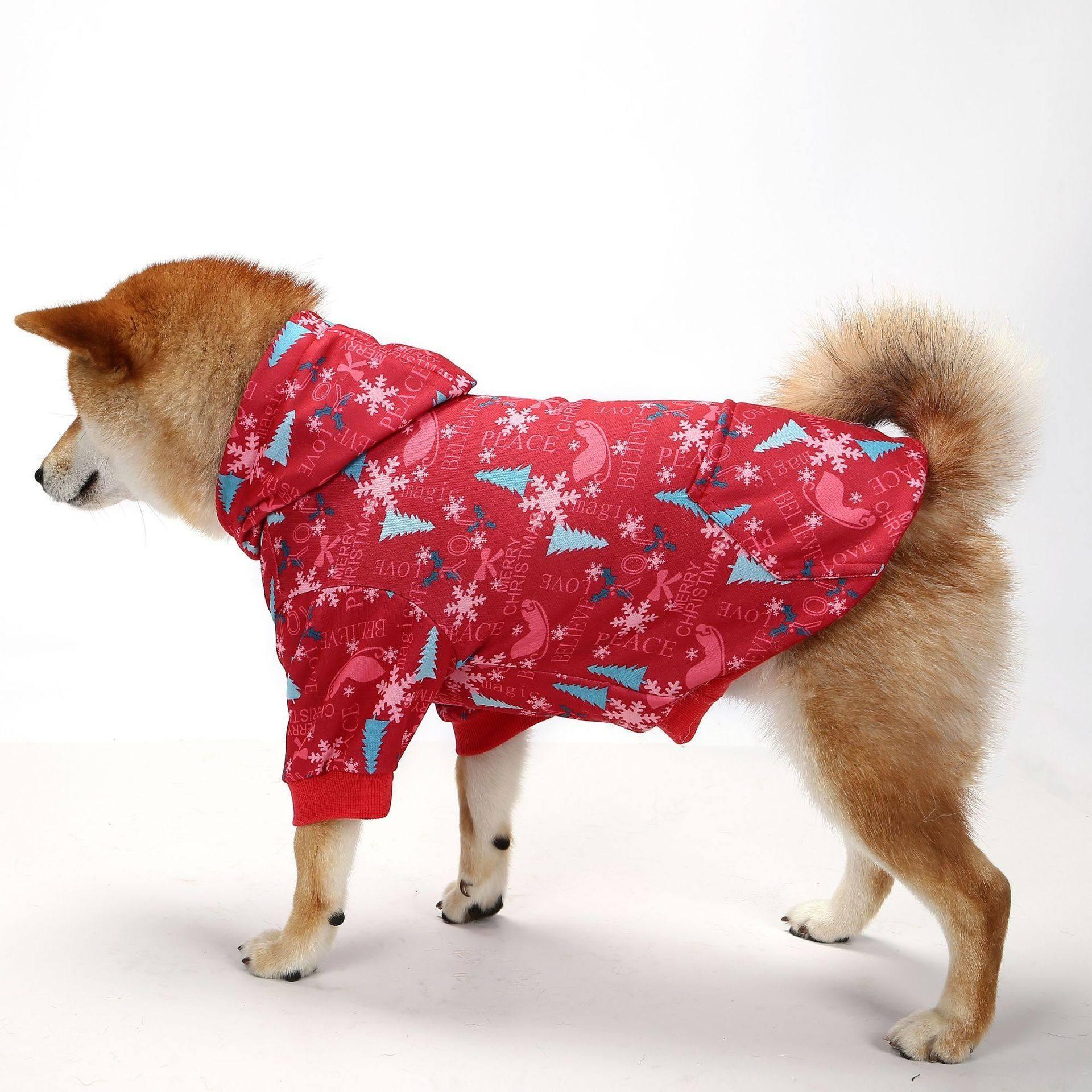 2022 New Style Warm Fashion Custom Designers Luxury Pet Coat Christmas Dog Clothes